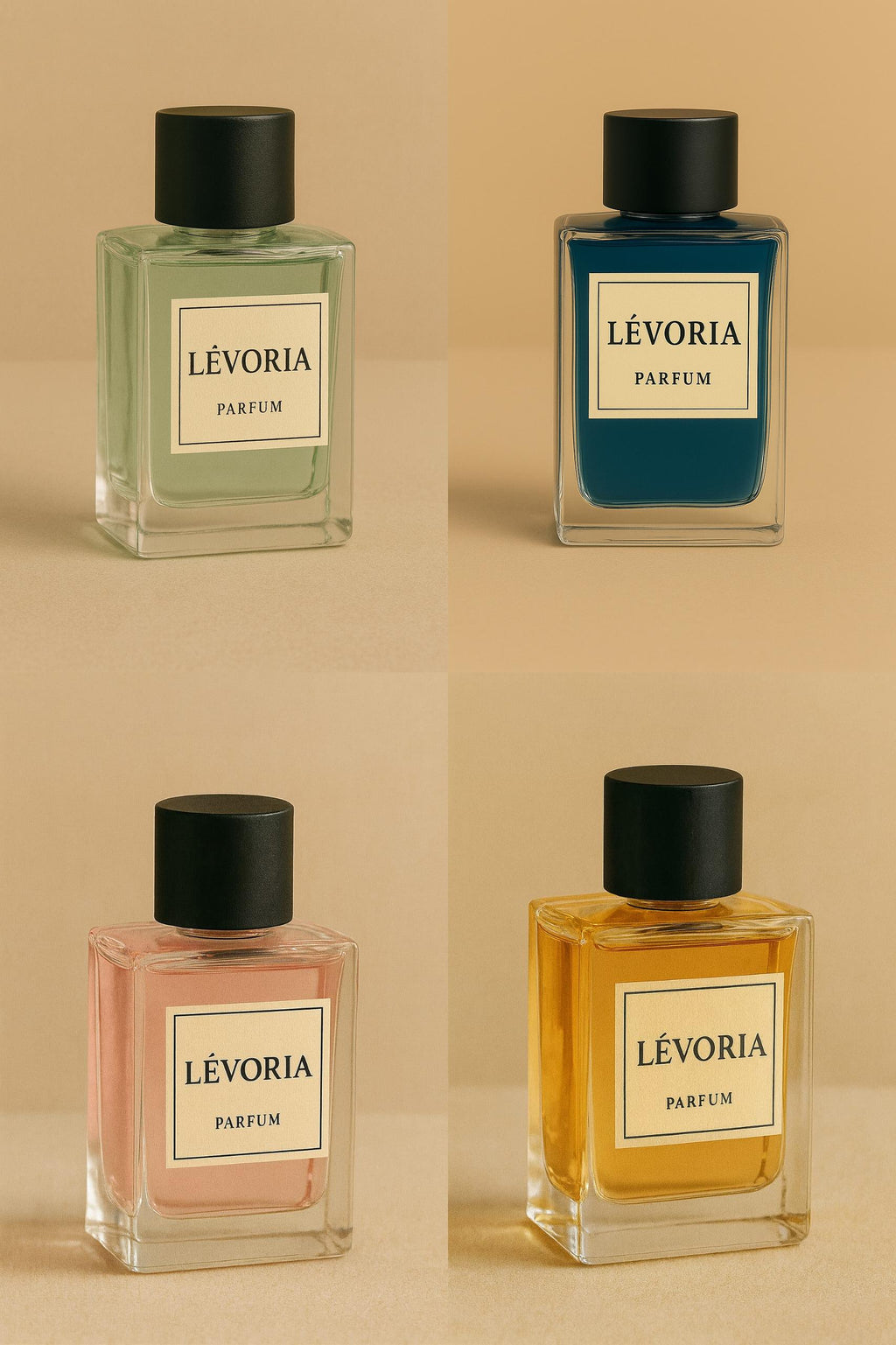 French Premium Perfume - 4 Fragrance in 1 Signature